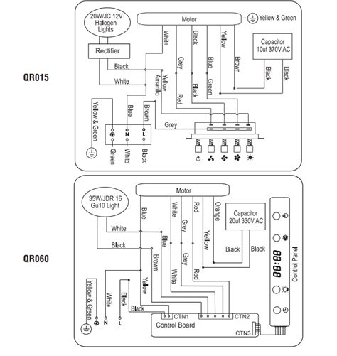 range hood circuit diagram